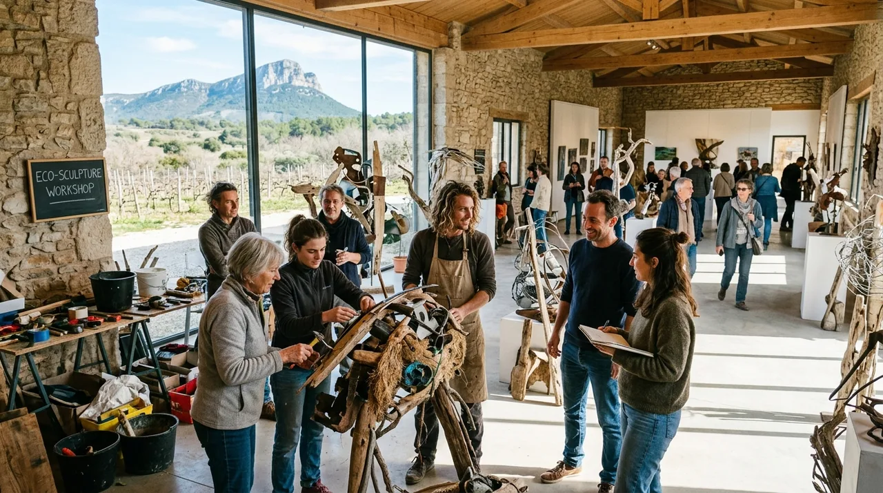 Création contemporaine et sensibilisation environnementale au Pic Saint-Loup